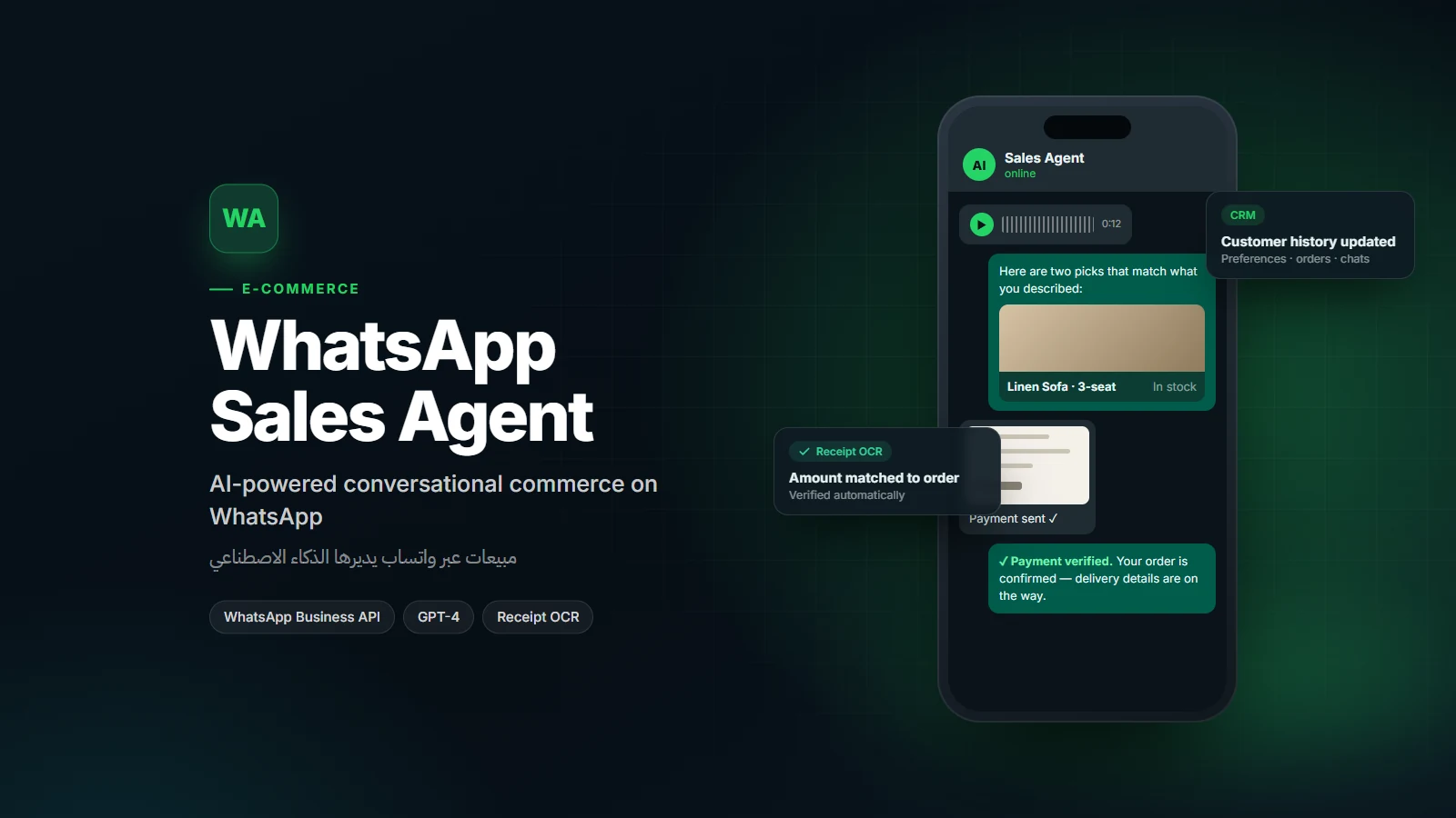 WhatsApp Sales Agent